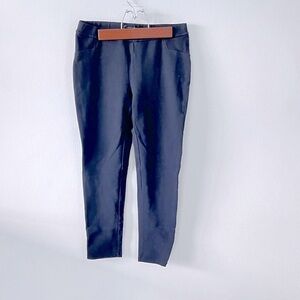 Sanctuary Runway Black Leggings Moto Stitching Faux pockets